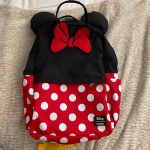 Disney Minnie Loungefly backpack with ears